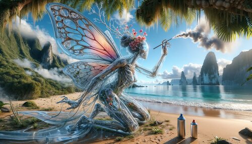fée nature von Frédéric guennal, Digital kaufen auf Singulart