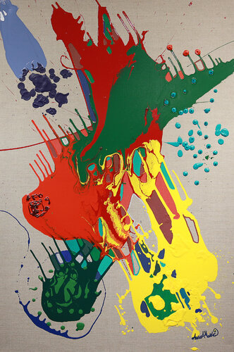 Abstract. #01 di Andrea Moring, Pittura in vendita su Singulart