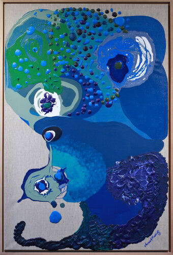 BLU #3 Neptun di Andrea Moring, Pittura in vendita su Singulart