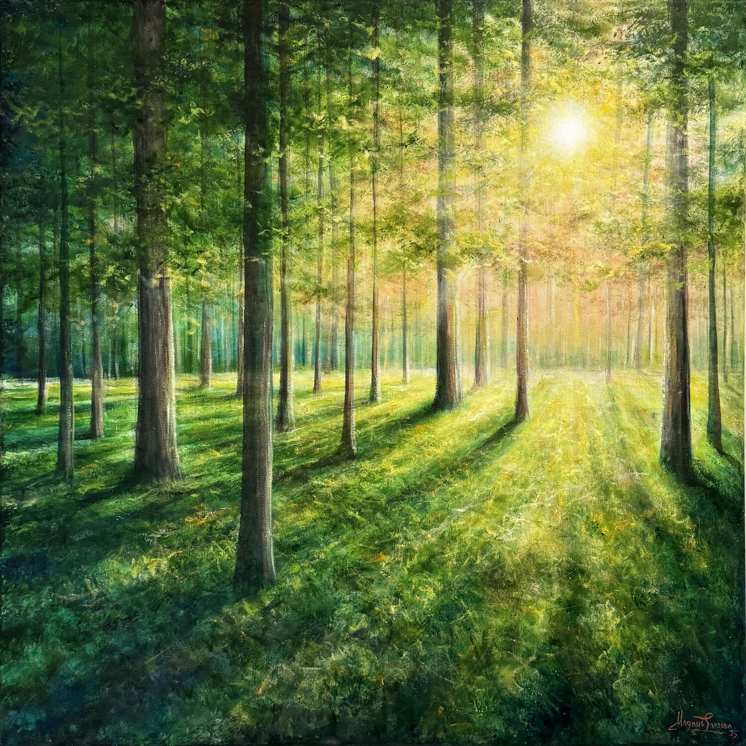 Morning light Magnus Larsson Original painting for sale