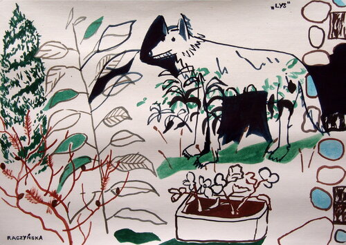 Foxy by Weronika Raczynska, Work on Paper for Sale on Singulart