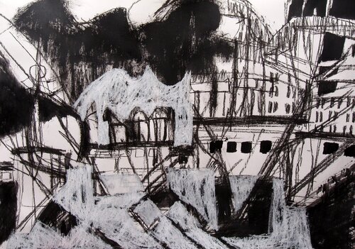 View van Weronika Raczynska, Tekening te koop op Singulart