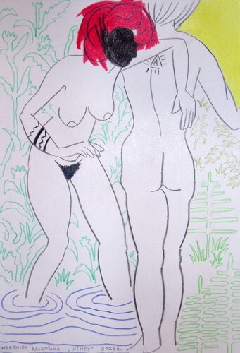 Nymphs by Weronika Raczynska, Work on Paper for Sale on Singulart
