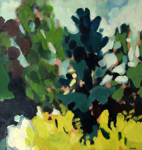 Interpenetration Of Plants di Weronika Raczynska, Pittura in vendita su Singulart