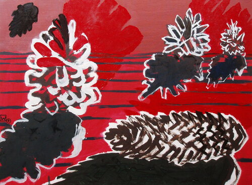 Cones van Weronika Raczynska, Schilderij te koop op Singulart