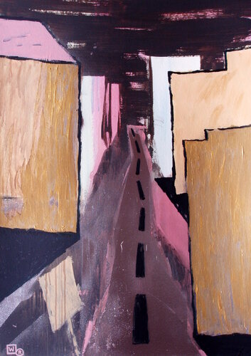 Street di Weronika Raczynska, Pittura in vendita su Singulart