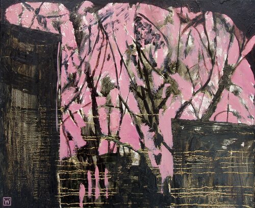 Night Dreams On Brazylijska Street van Weronika Raczynska, Schilderij te koop op Singulart