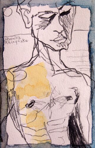 Young Poet by Weronika Raczynska, Work on Paper for Sale on Singulart