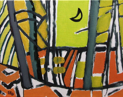 Good Night van Weronika Raczynska, Schilderij te koop op Singulart