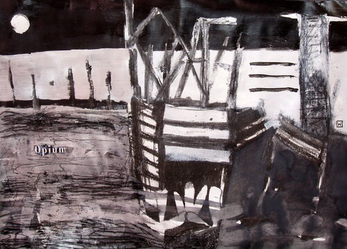 Dusk by Weronika Raczynska, Work on Paper for Sale on Singulart