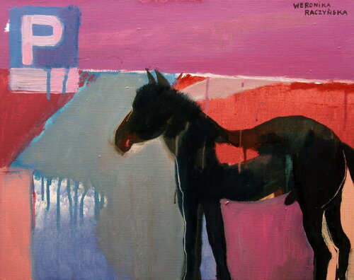 Horses-Stand von Weronika Raczynska, Malerei kaufen auf Singulart