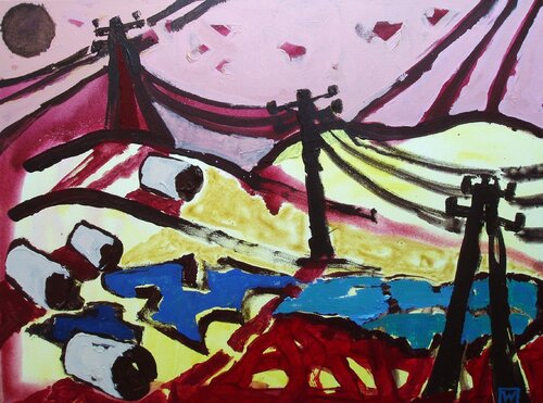 Toxic Landscape von Weronika Raczynska, Malerei kaufen auf Singulart