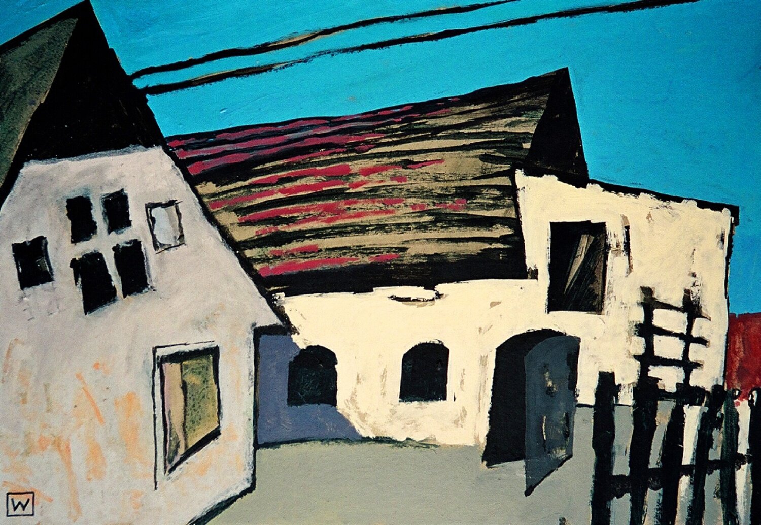 Farm With The Blue Sky Weronika Raczynska