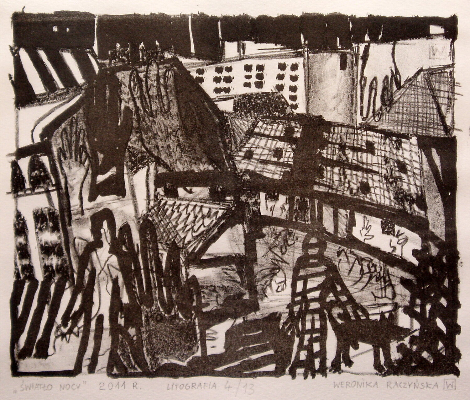 The Light Of The Night Weronika Raczynska Druck zu verkaufen
