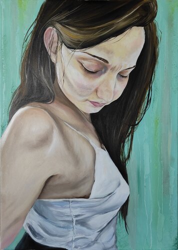 Musa van Elena Romanini, Schilderij te koop op Singulart