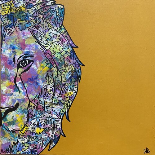 The Lion King von Amogh Katyayan, Malerei kaufen auf Singulart