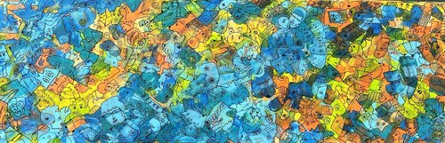 Grandma's Garden von Amogh Katyayan, Malerei kaufen auf Singulart