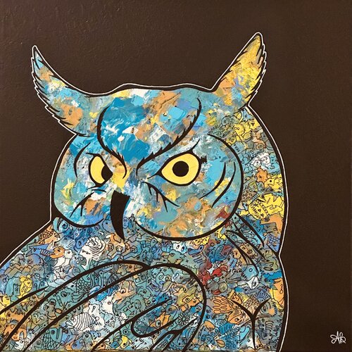 Nightwatcher by Amogh Katyayan, Painting for Sale on Singulart