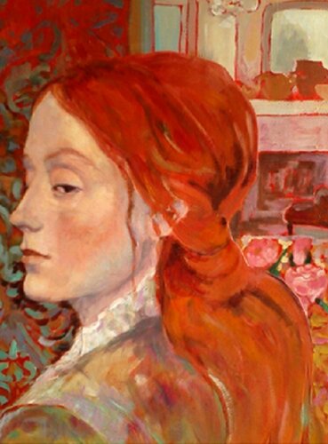 portrait de femme 2 von Anne-Marie Molénat-Ponté, Malerei kaufen auf Singulart