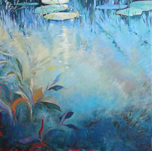 Vibration par Anne-Marie Molénat-Ponté, Peinture en vente sur Singulart