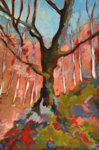 Arbre remarquable by Anne-Marie Molénat-Ponté, Painting for Sale on Singulart