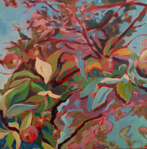 le Pommier by Anne-Marie Molénat-Ponté, 油畫 for Sale on Singulart