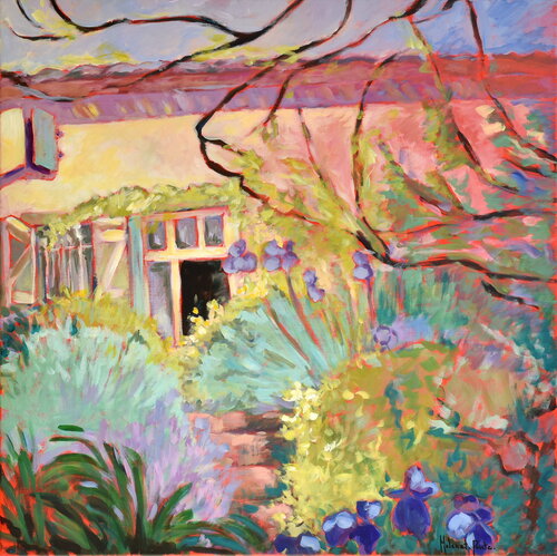 Iris di Anne-Marie Molénat-Ponté, Pittura in vendita su Singulart