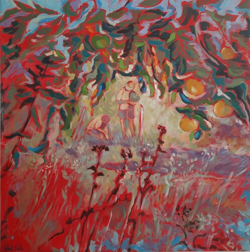 Jardin 1 by Anne-Marie Molénat-Ponté, Painting for Sale on Singulart