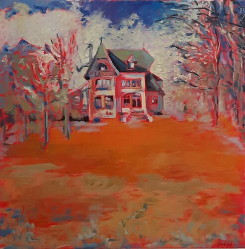 Hiver di Anne-Marie Molénat-Ponté, Pittura in vendita su Singulart