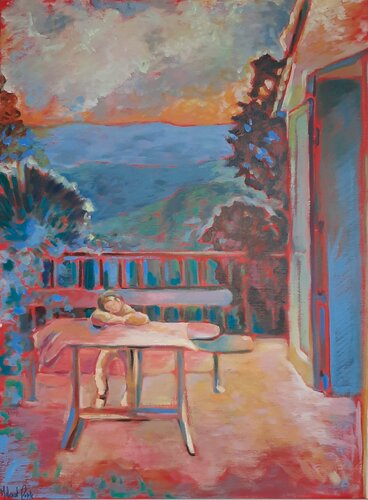 Nostalgie by Anne-Marie Molénat-Ponté, Painting for Sale on Singulart