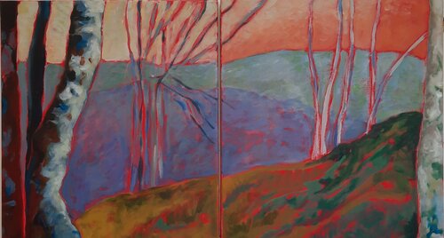 Dyptique 2 Anne-Marie Molénat-Ponté