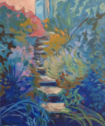 L'escalier de Anne-Marie Molénat-Ponté, Pintura a la venta en Singulart