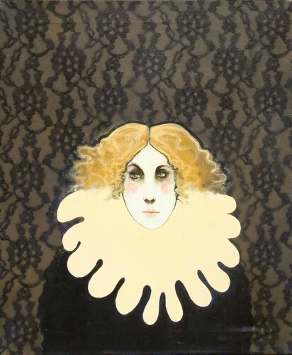 Portrait of a Young Girl di Ramon Santiago, Pittura in vendita su Singulart