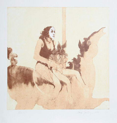 Untitled - Merry Go Round - II  by Ramon Santiago, Print for Sale on Singulart