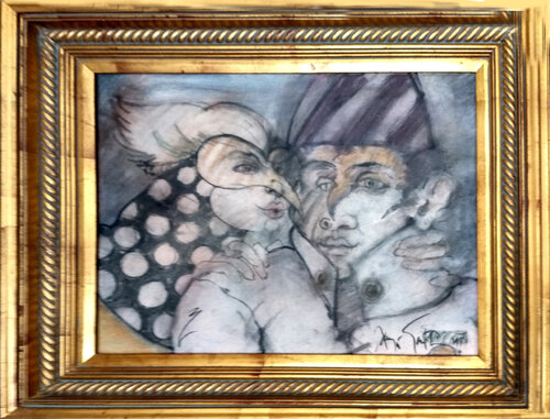 Court Jesters by Ramon Santiago, Painting for Sale on Singulart