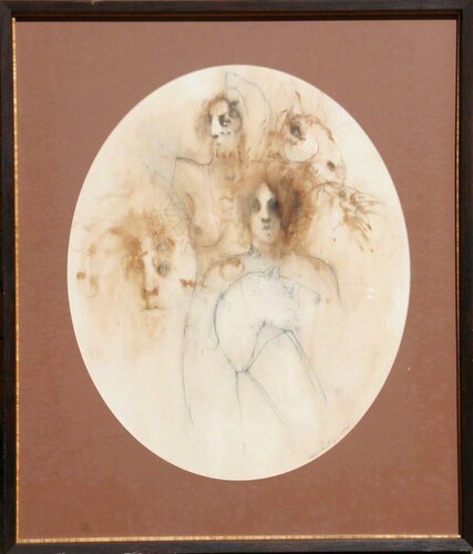 Elegant Farm par Ramon Santiago, Œuvre sur papier en vente sur Singulart