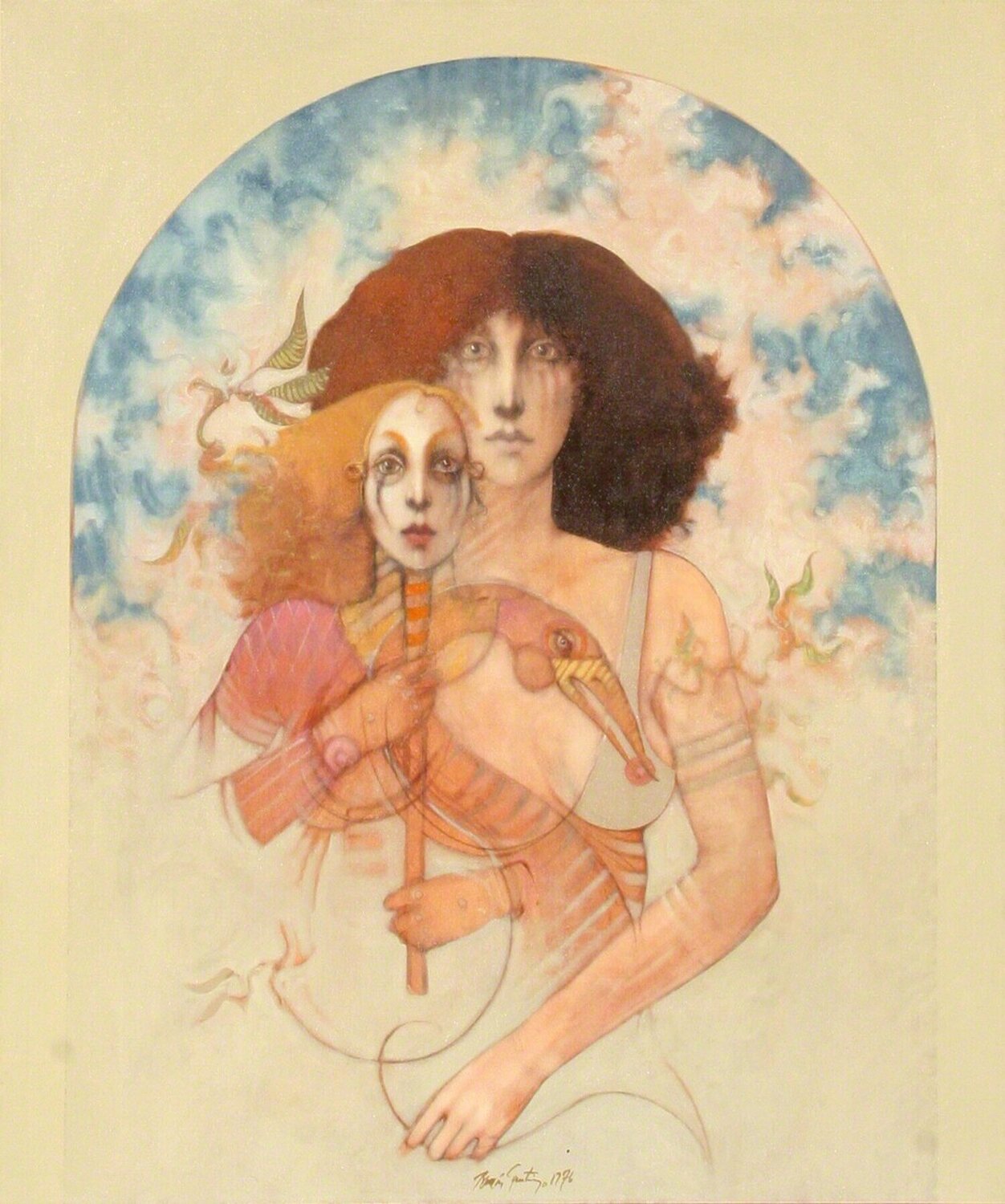 Cynthia I Ramon Santiago Dipinto originale in vendita
