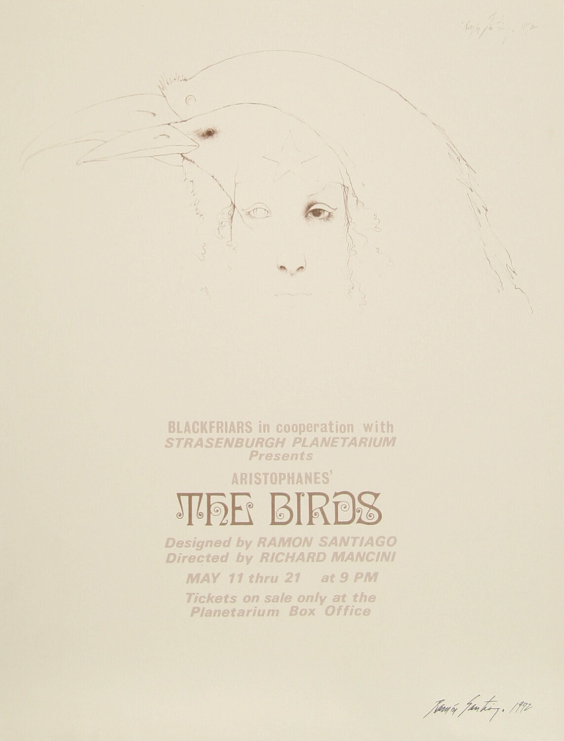 The Birds Ramon Santiago Print for sale