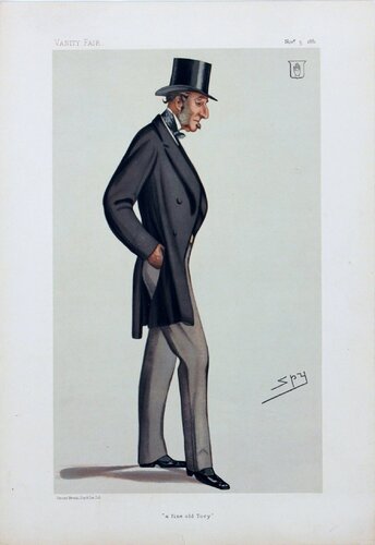 Vanity Fair: A Fin Old Tory de Unknown Artist, Impresión a la venta en Singulart