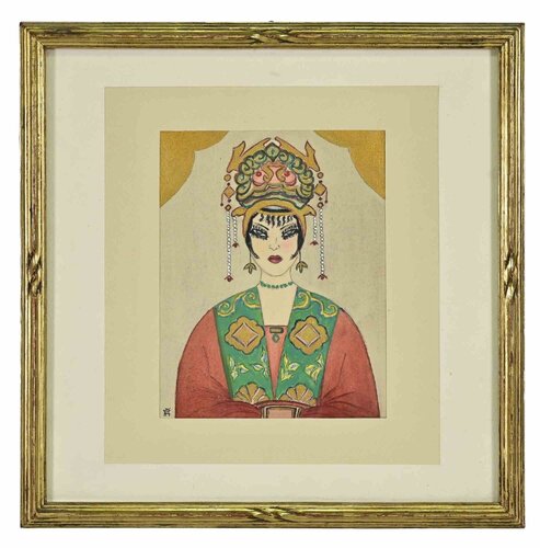 Sketch For Turandot van Unknown Artist, Werk op papier te koop op Singulart