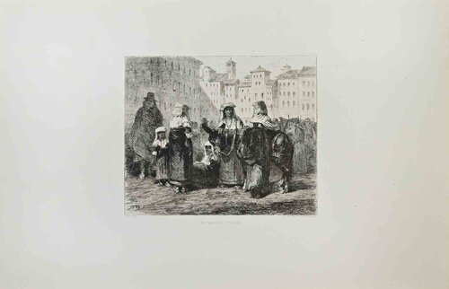 Un Marché Italien van Unknown Artist, Afdruk te koop op Singulart