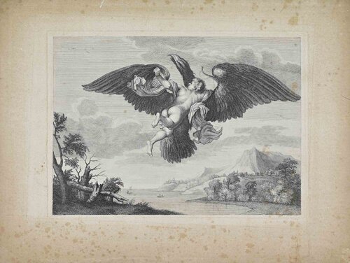 Ganymede Carried by the Eagle by Unknown Artist, Print for Sale on Singulart