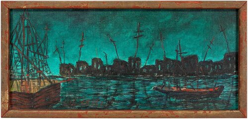 Sailing Ships par Unknown Artist, Peinture en vente sur Singulart