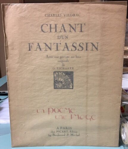 Chant d'un Fantassin by Unknown Artist, Other Media for Sale on Singulart