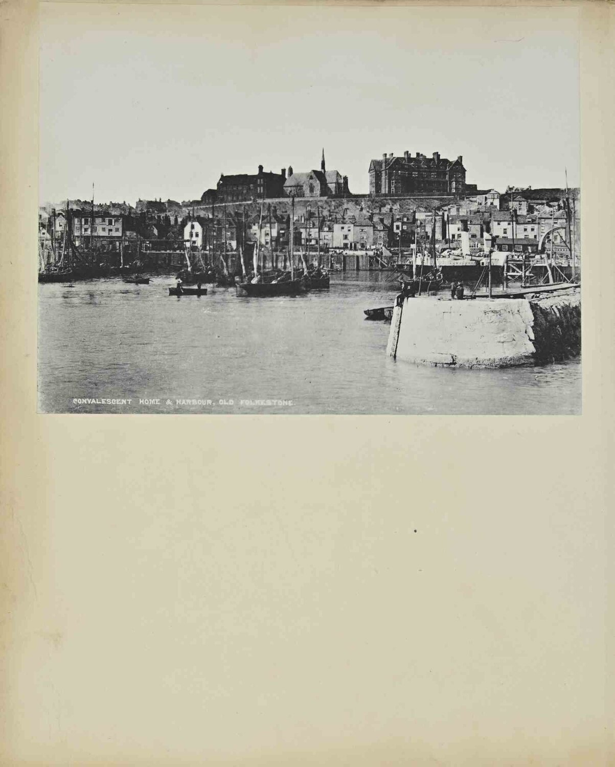 Convalescent Home and Harbour, Old Folkestone Unknown Artist