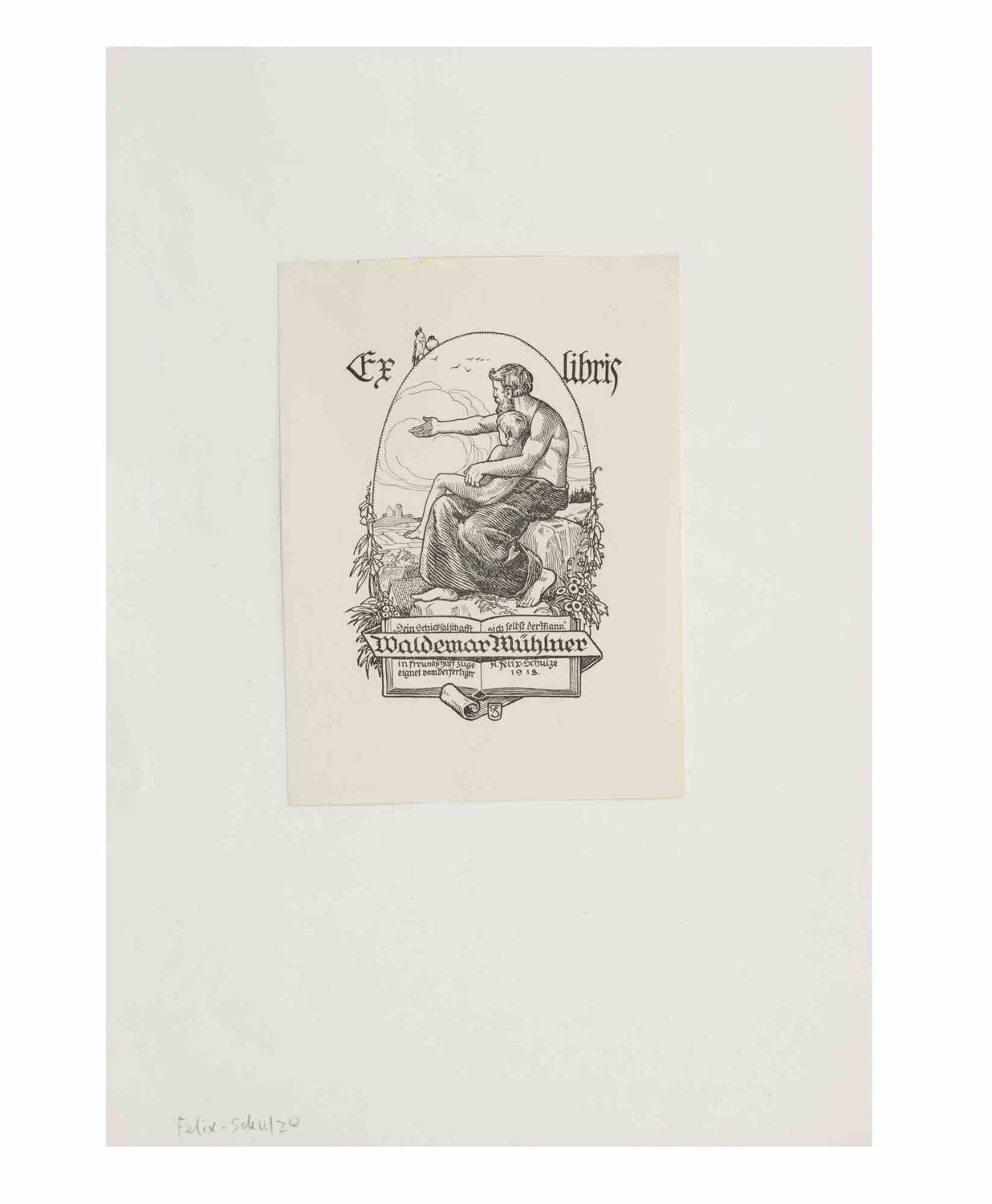  Ex Libris Waldemar Muhlner Unknown Artist