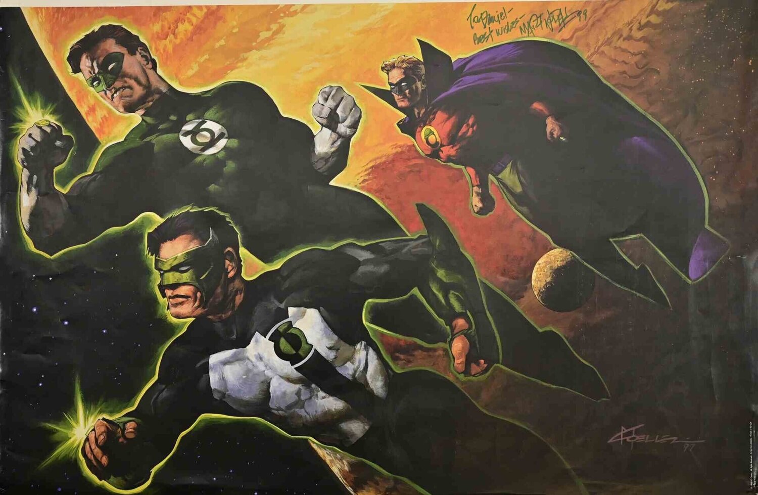DC Comic Vintage Posters Unknown Artist