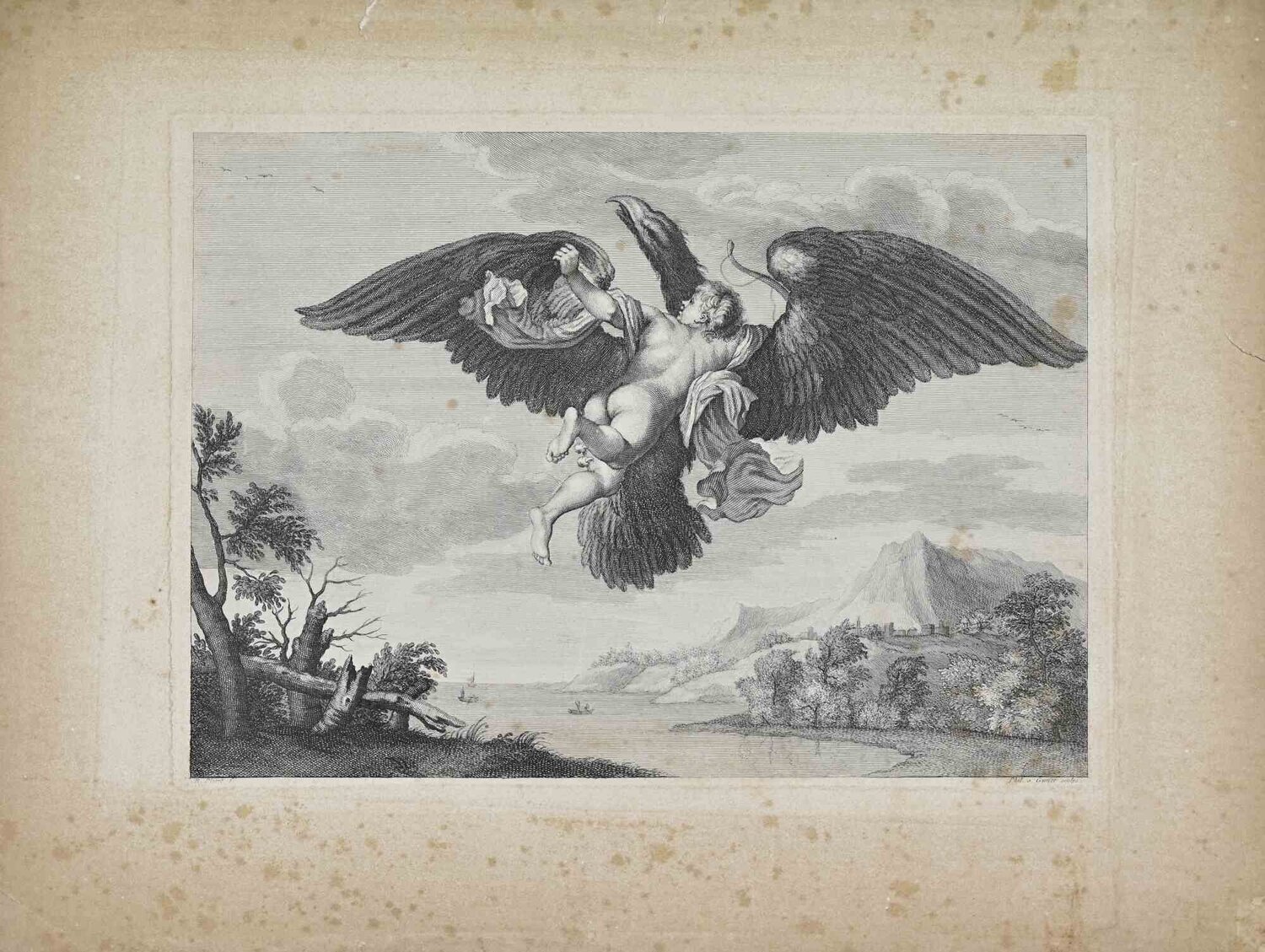 Ganymede Carried by the Eagle Unknown Artist