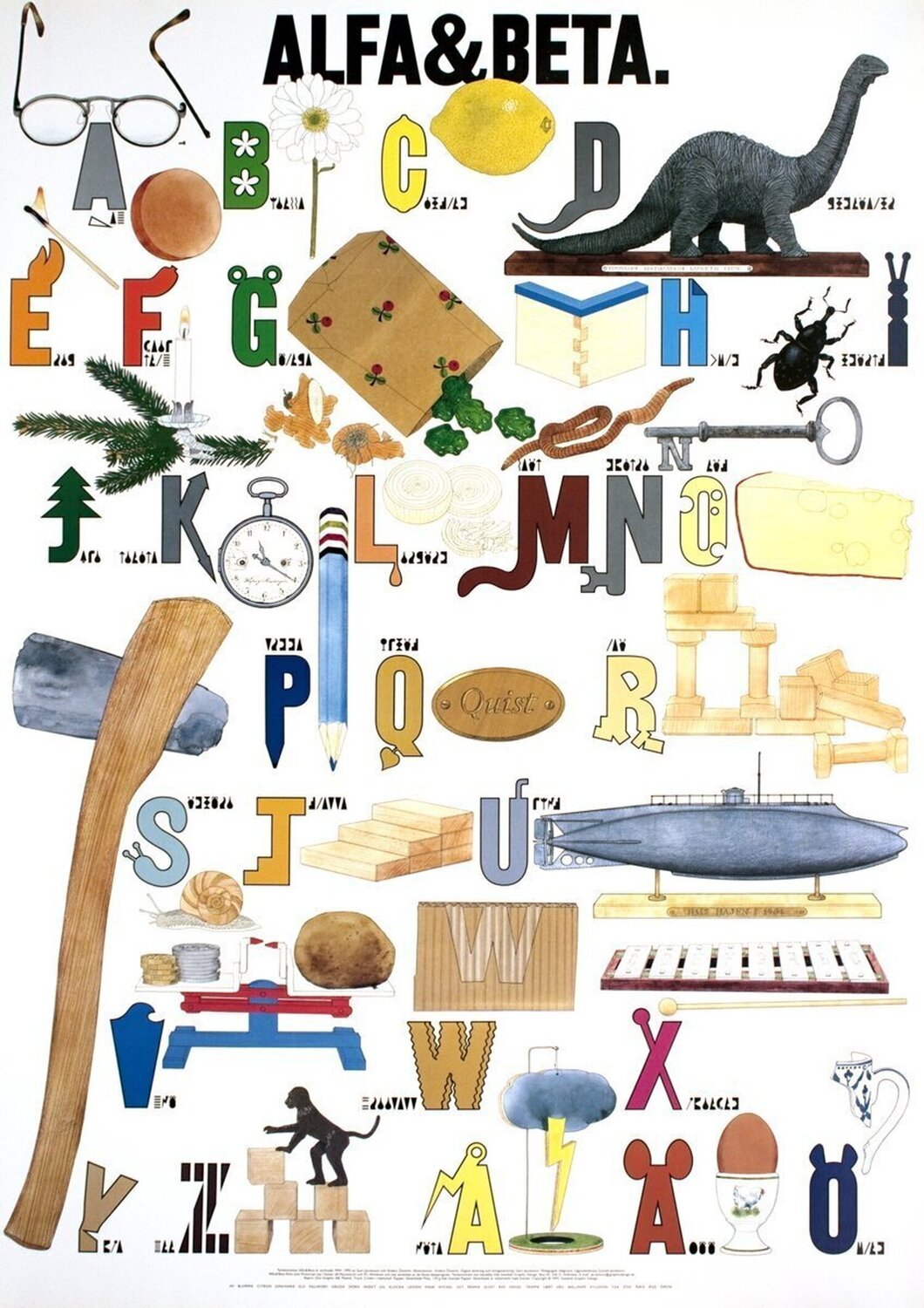 Swedish Alphabet Unknown Artist