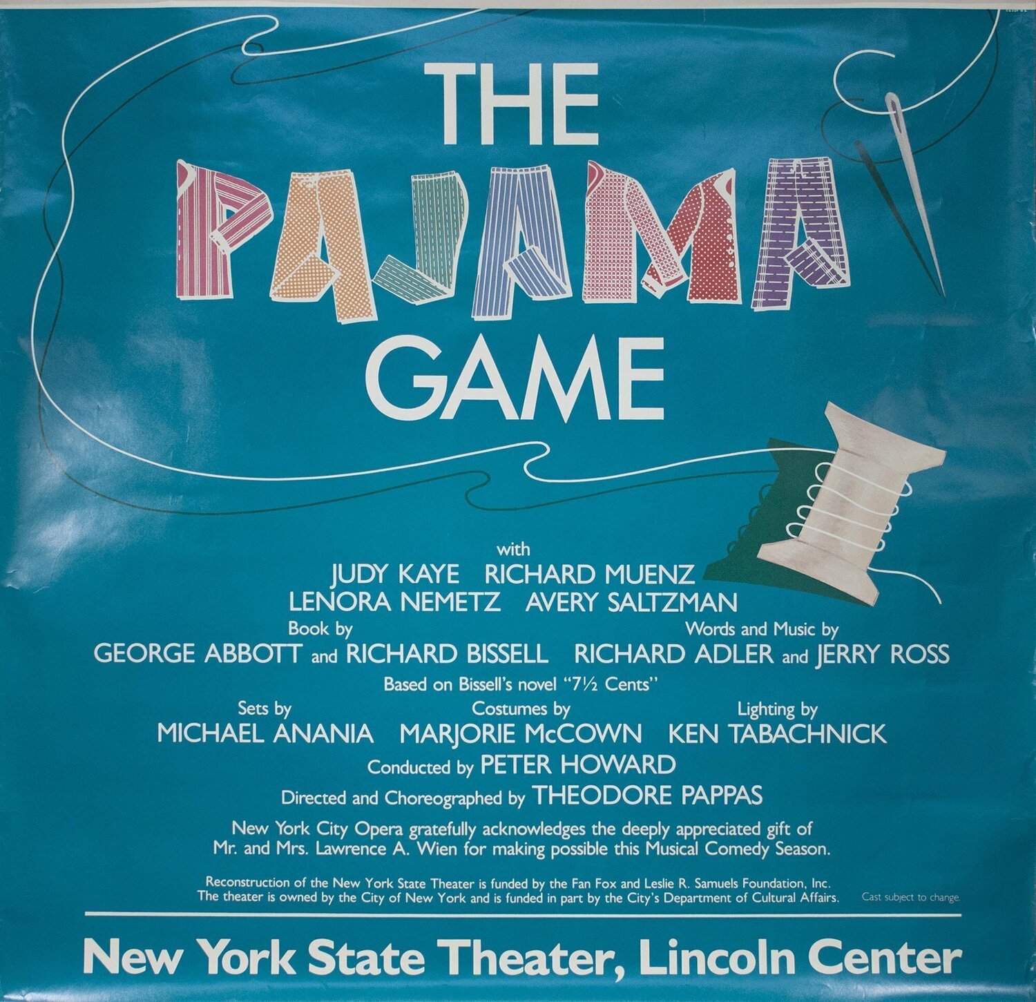 The Pajama Game Unknown Artist